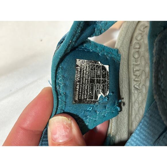Keen Whisper Waterproof Trail Sandals Women's Size 5.5 Smoke Blue Hiking Read - Picture 8 of 11
